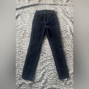 Navy Blue Brandy Melville Corduroy Pants Size S